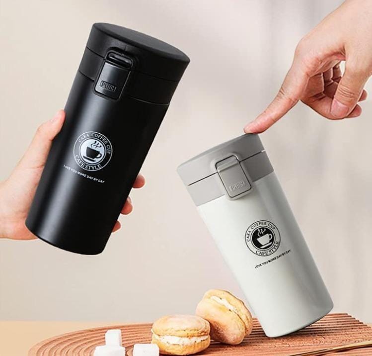 Stainless Steel Tumbler Vacuum Flask Bottle Thermo Tea Stainless Steel Coffee Mug (380 ml)