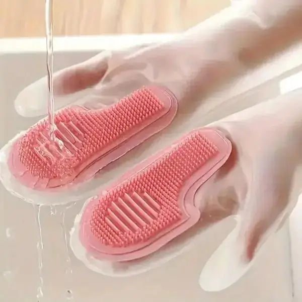 Silicone Dishwashing Glove Pair