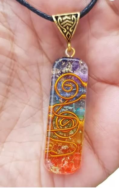 Titanium Quartz Stone Pendant