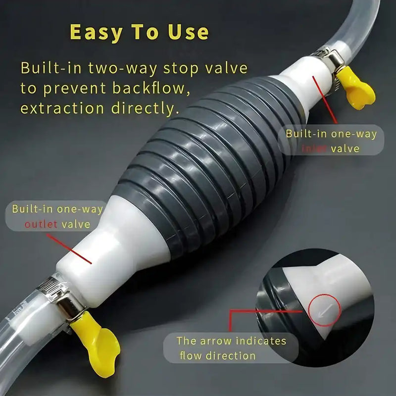 Water and Oil Transfer Pump for Car Bike Garage & Emergency Use