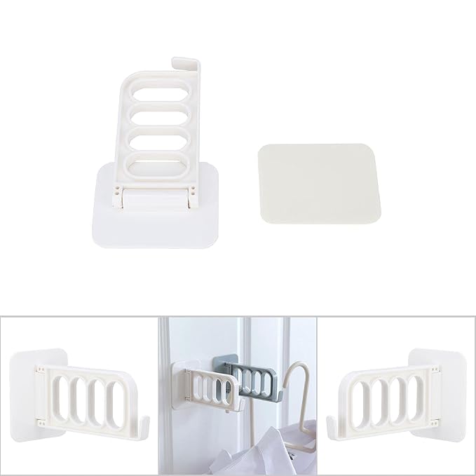 Clothes Drying Rack Clothes Hanger Laundry Drying Rack Adhesive Laundry Rack 2 pcs