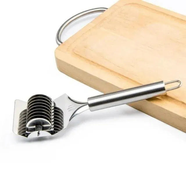 Stainless Steel Handheld Dough & Manual Noodle Pasta Cutter Tool