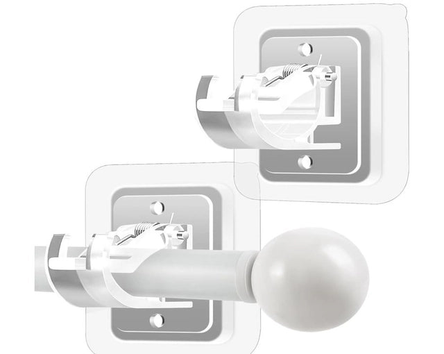 Self Adhesive Curtain Rod Holder Without Drill (packof4)